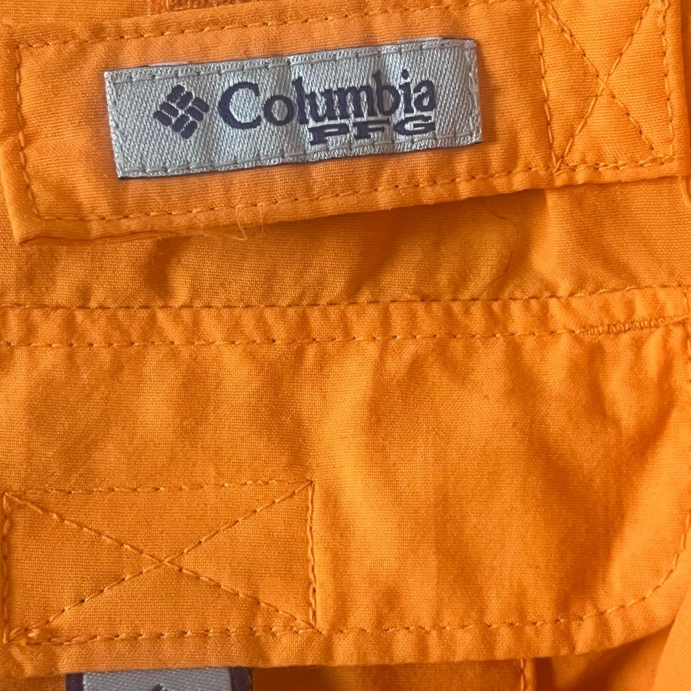 Columbia Women’s Orange Long-Sleeve Button-Down Shirt - Picture 7 of 13